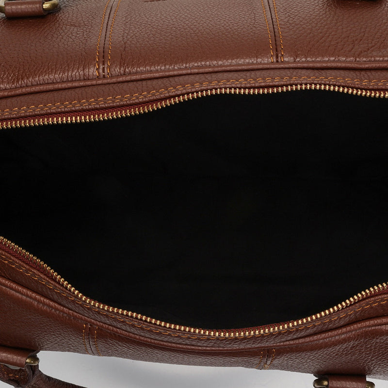 Sac Bowling Mini Week Marron - Homme SAC BOWLING Maison Heritage