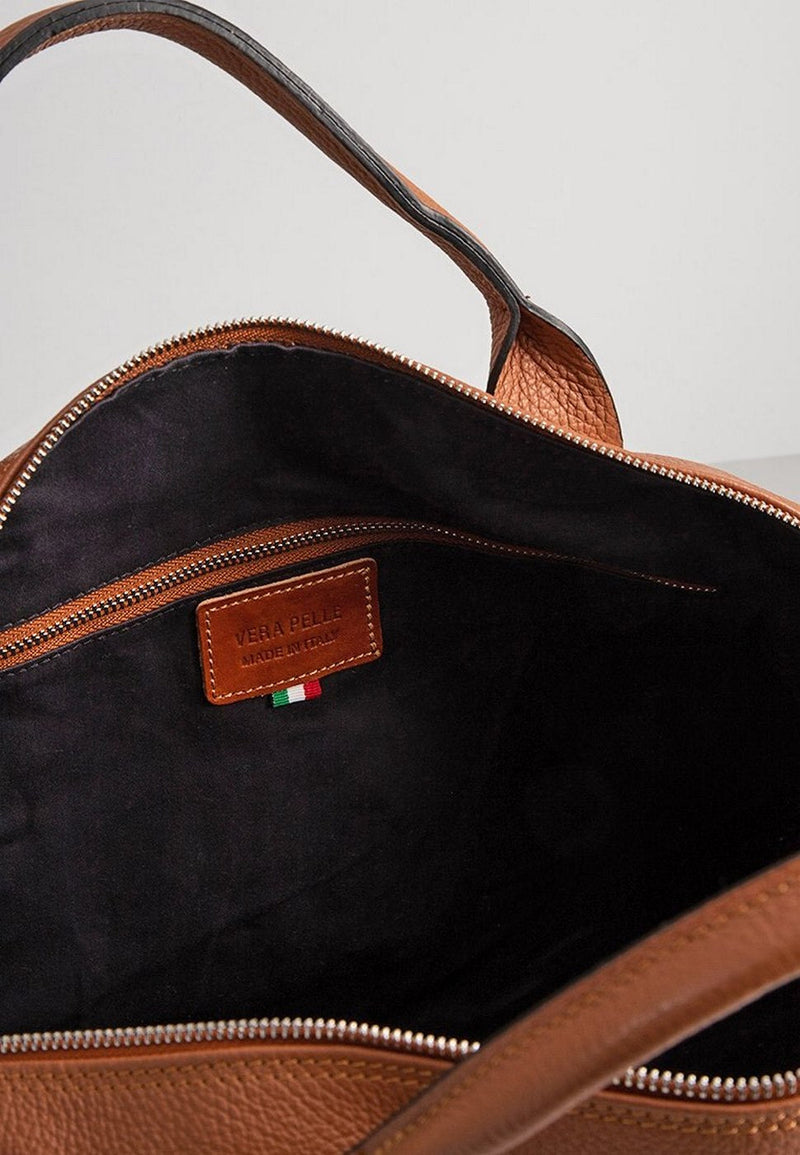 Sac Bowling Saul Camel - Homme SAC BOWLING Maison Heritage