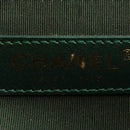 sac de seconde main boy chanel en cuir vert label