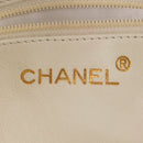 sac de seconde main camera chanel en cuir blanc label