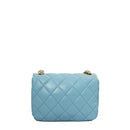 sac de seconde main 19 chanel en cuir bleu dos