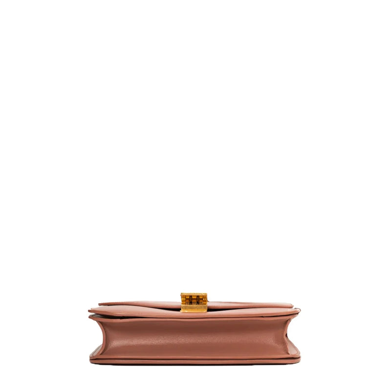 sac de seconde main classic céline  en cuir rose dessous