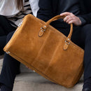 Sac De Voyage Week Daim Camel - Homme SAC DE VOYAGE Maison Heritage