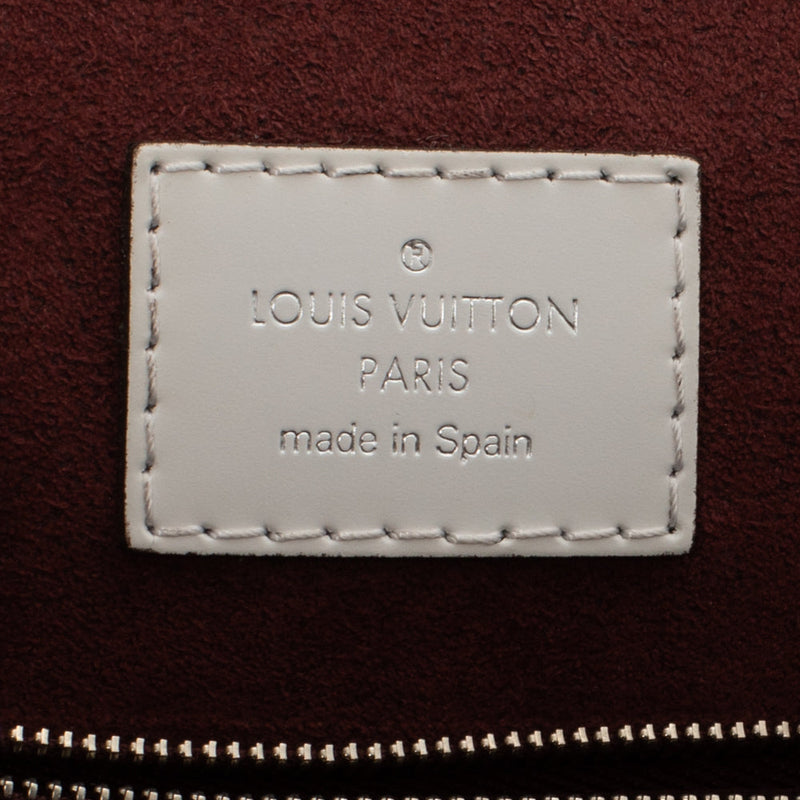 sac de seconde main grenelle louis vuitton  en cuir épi blanc label