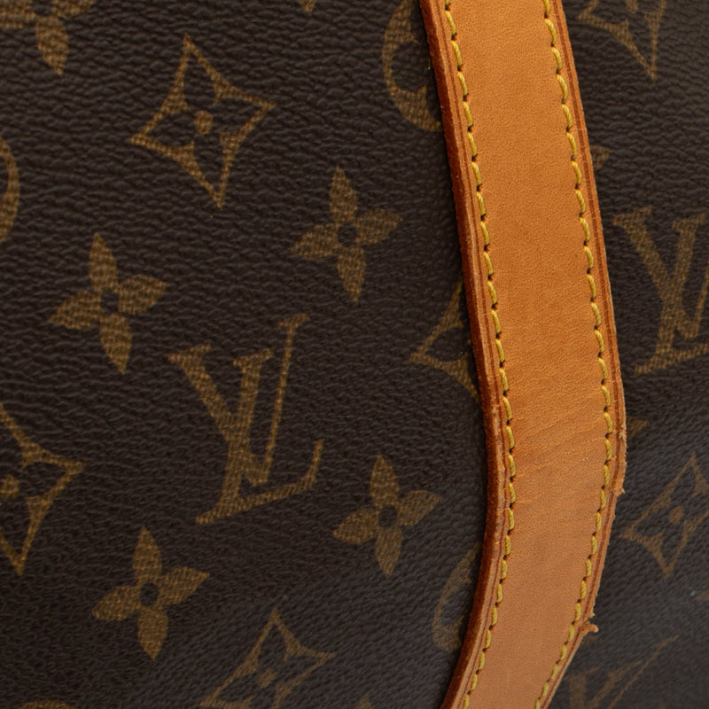 sac de seconde main keepall louis vuitton  en toile monogram marron défaut 4