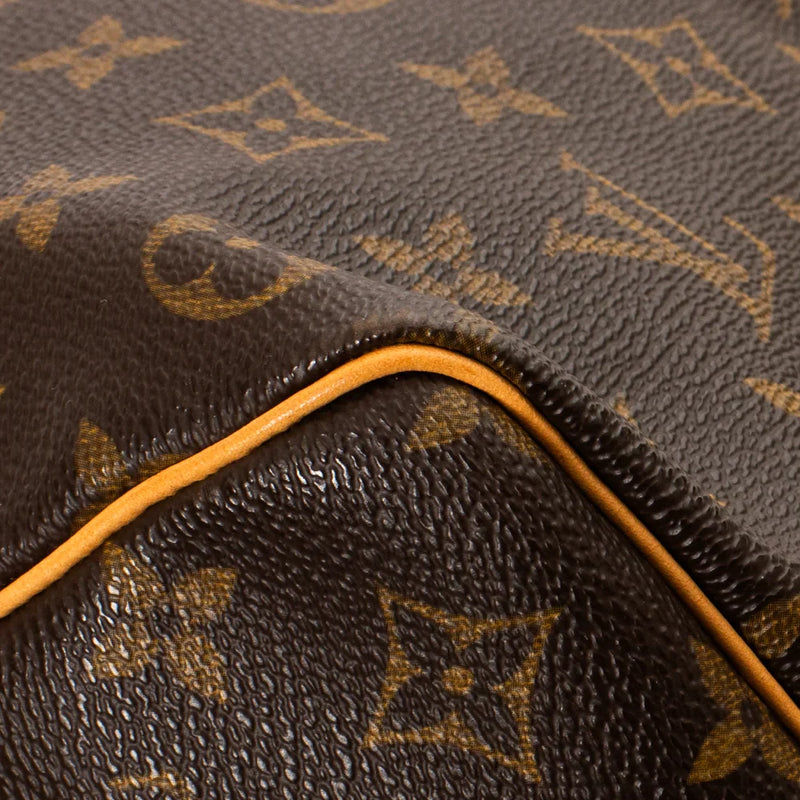 sac de seconde main keepall louis vuitton en toile monogram marron coin