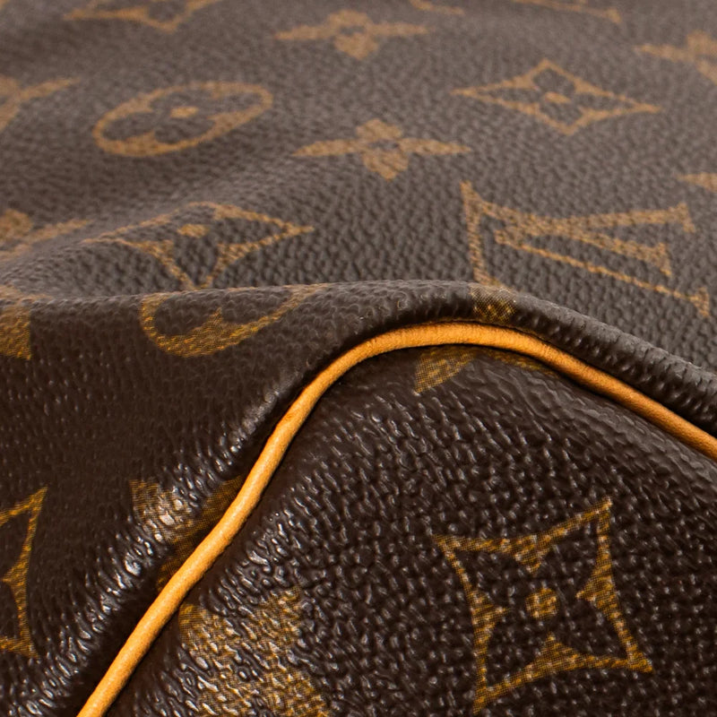 sac de seconde main keepall louis vuitton en toile monogram marron coin