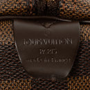 sac de seconde main keepall  louis vuitton en toile damier ébène label