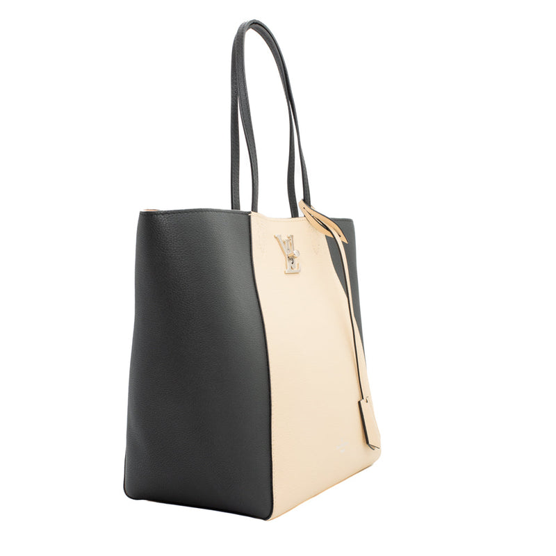 Louis Vuitton - Sac Lockme Tote Pm En Cuir Beige