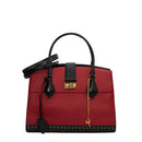 sac de seconde main marly louis vuitton  en cuir bordeaux  face