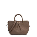 sac de seconde main mazarine louis vuitton  en cuir marron  face