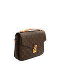 sac de seconde main pochette métis louis vuitton en toile monogram marron côté