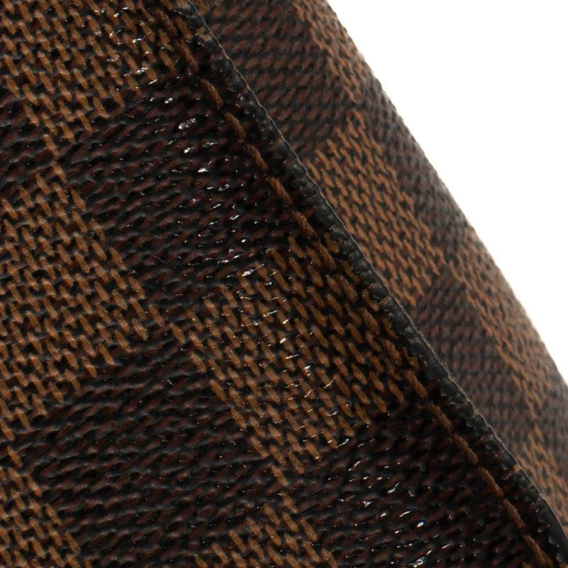 sac de seconde main musette salsa louis vuitton en toile damier marron défaut 3