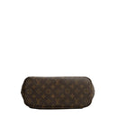 sac de seconde main neverfull  louis vuitton en toile monogram marron dessous