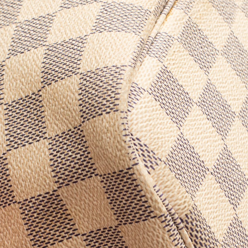 sac de seconde main neverfull louis vuitton en toile damier azur défaut 5