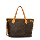 sac de seconde main neverfull louis vuitton en toile monogram marron dos