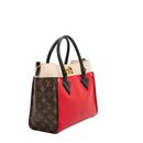 sac de seconde main on my side louis vuitton  en toile monogram rouge côté