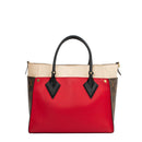 sac de seconde main on my side louis vuitton  en toile monogram rouge dos