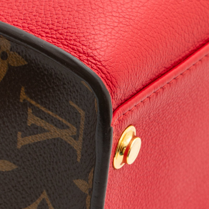 sac de seconde main on my side louis vuitton  en toile monogram rouge coin