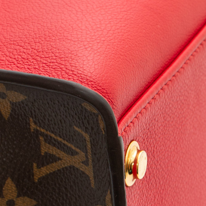 sac de seconde main on my side louis vuitton  en toile monogram rouge coin