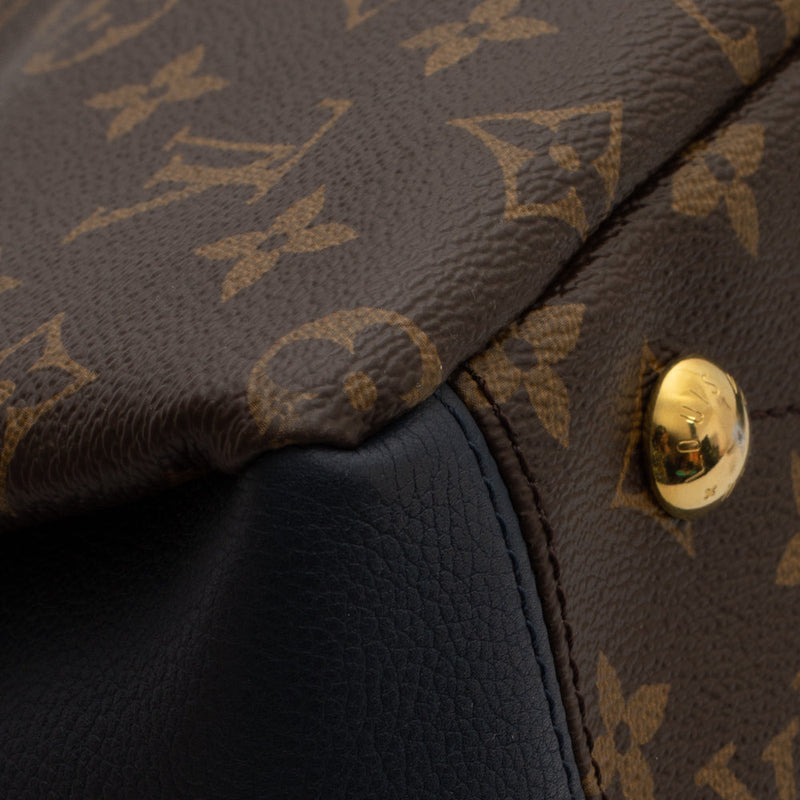 sac de seconde main pallas louis vuitton  en toile monogramme marron coin