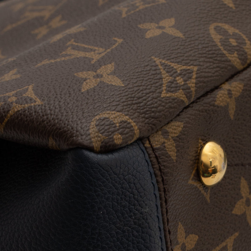 sac de seconde main pallas louis vuitton  en toile monogramme marron coin