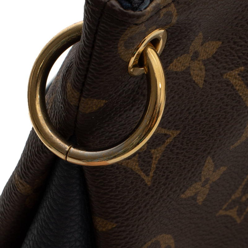 sac de seconde main pallas louis vuitton  en toile monogramme marron défaut 2