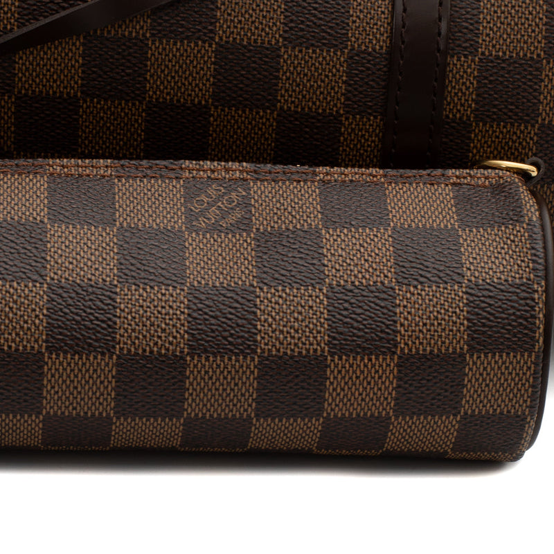 sac de seconde main papillon louis vuitton  en toile damier ébène accessoires