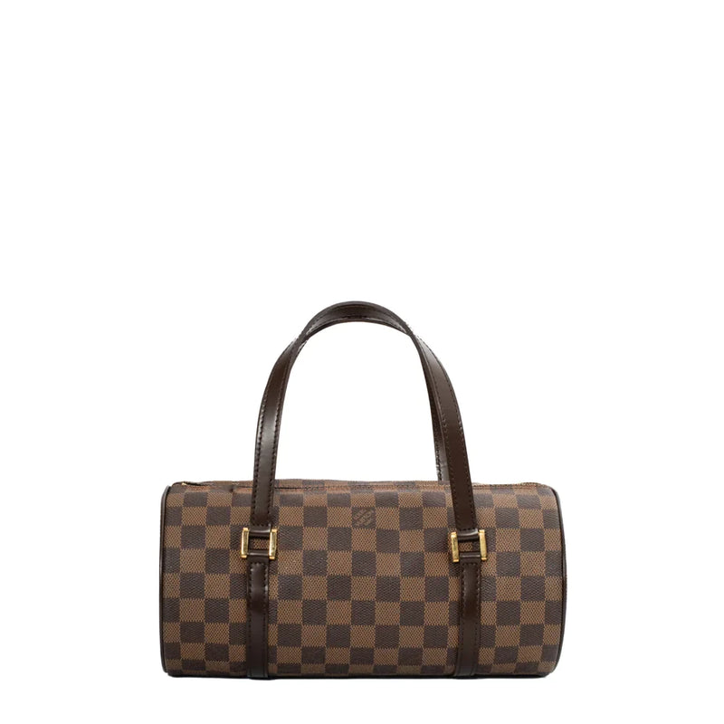 sac de seconde main papillon louis vuitton  en toile damier ébène face