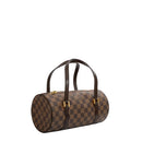 sac de seconde main papillon louis vuitton  en toile damier ébène côté