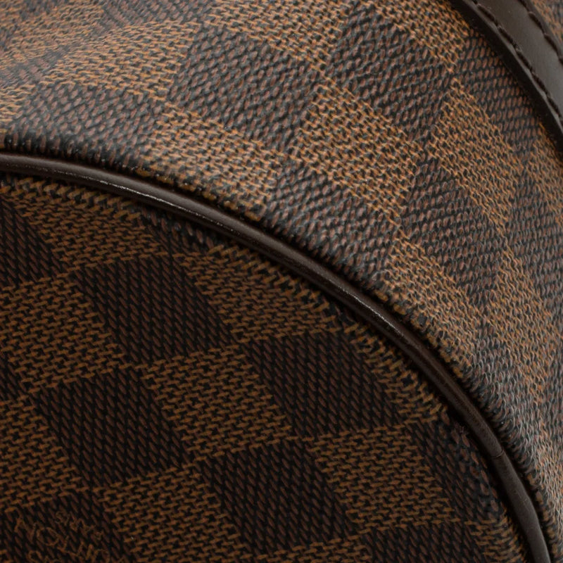 sac de seconde main papillon louis vuitton  en toile damier ébène coin