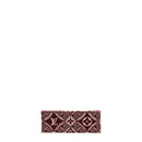 sac de seconde main plat louis vuitton  en tissu bordeaux bas