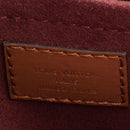 sac de seconde main plat louis vuitton  en tissu bordeaux label