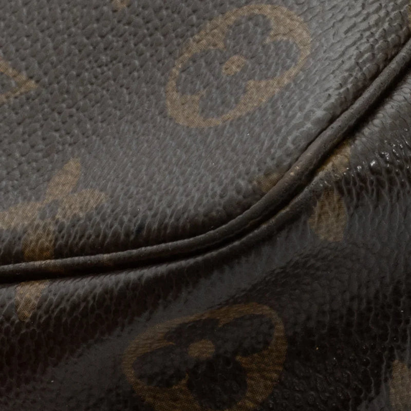 sac de seconde main pochette accessoires louis vuitton en toile monogram marron coin