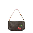 sac de seconde main pochette accessoires louis vuitton en toile monogram marron face