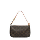 sac de seconde main pochette accessoires louis vuitton en toile monogram marron dos