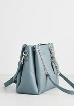Shoulder Bag Rachel - Teal Blue - Christian Laurier - The Bradery