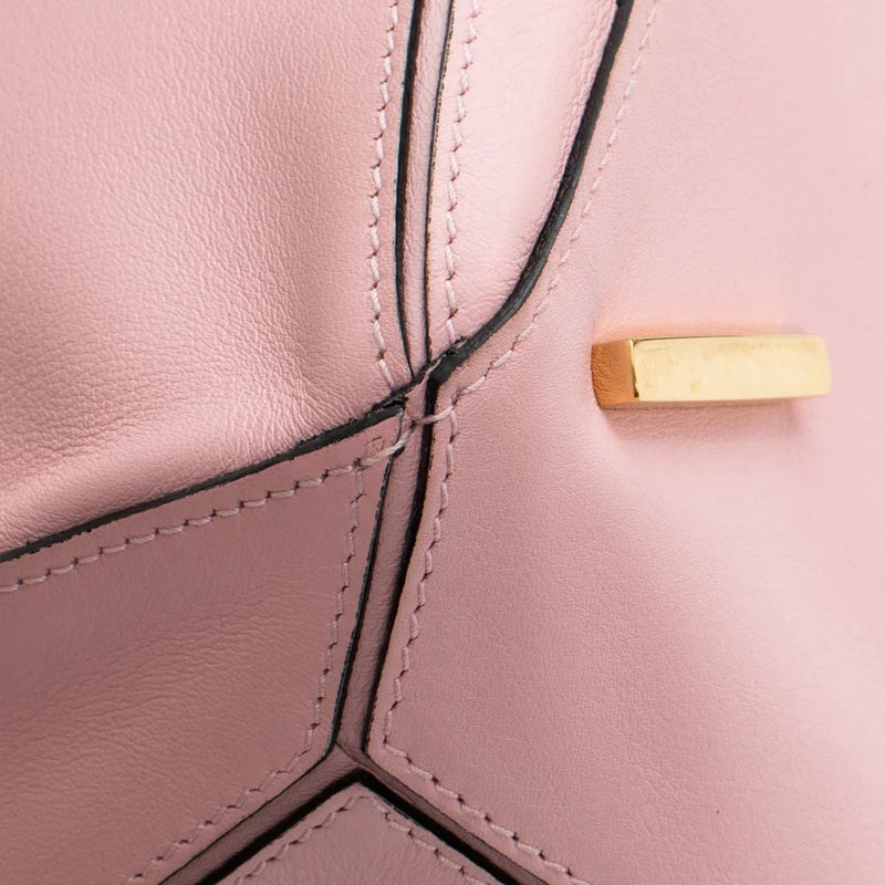 sac de seconde main puzzle loewe en cuir rose coin