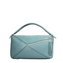 sac de seconde main puzzle  loewe en cuir bleu dos