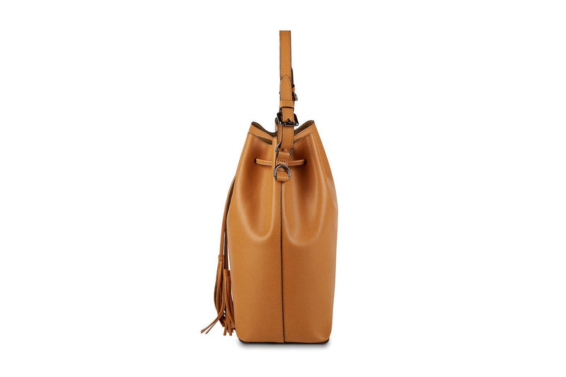 Bolso bombonera Jila - Camel - Maison Heritage - The Bradery