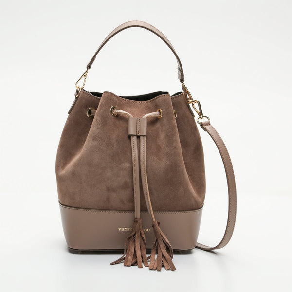 Livy Bucket Bag - Taupe - Victor & Hugo -The Bradery
