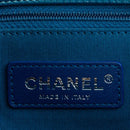 sac de seconde main single flap chanel en cuir bleu label