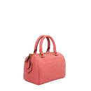 sac de seconde main speedy louis vuitton en cuir empreinte rose côté