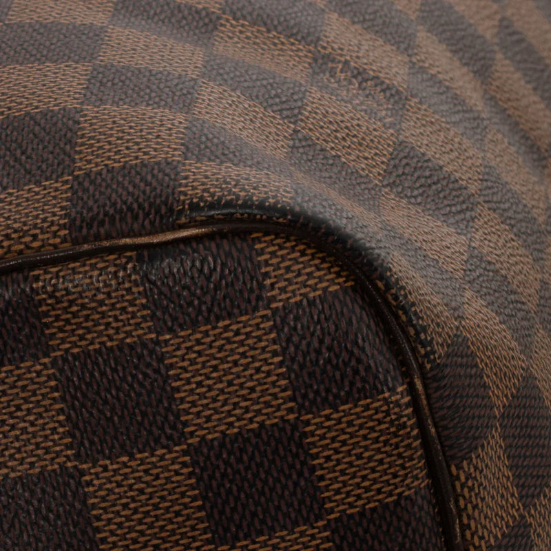 sac de seconde main speedy louis vuitton en toile damier ébène coin