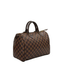 sac de seconde main speedy louis vuitton en toile damier ébène côté