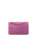 sac de seconde main timeless chanel  en cuir rose dos