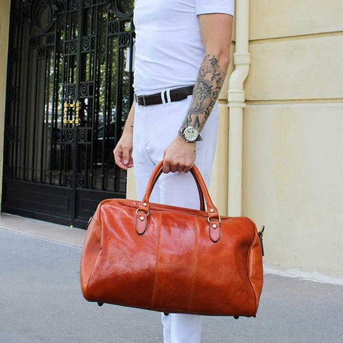 Sac Voyage Doce - Camel - Maison Heritage - The Bradery