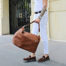 Sac Voyage Jax Camel - Homme SAC VOYAGE Maison Heritage
