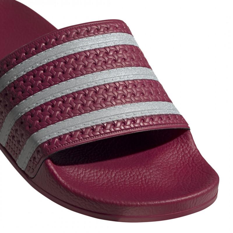 Adidas Originals Adilette Sandal - Burgundy - Women Adidas SHOES