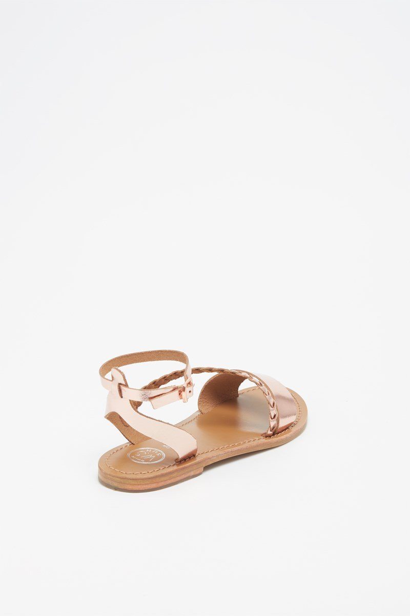 Puglia Rose Gold Sandal - Women - White Sun - Sandals - White Sun1 - The Bradery